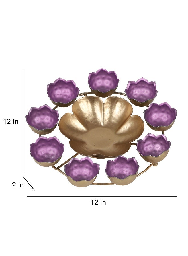 Purple & Gold Taj Urli